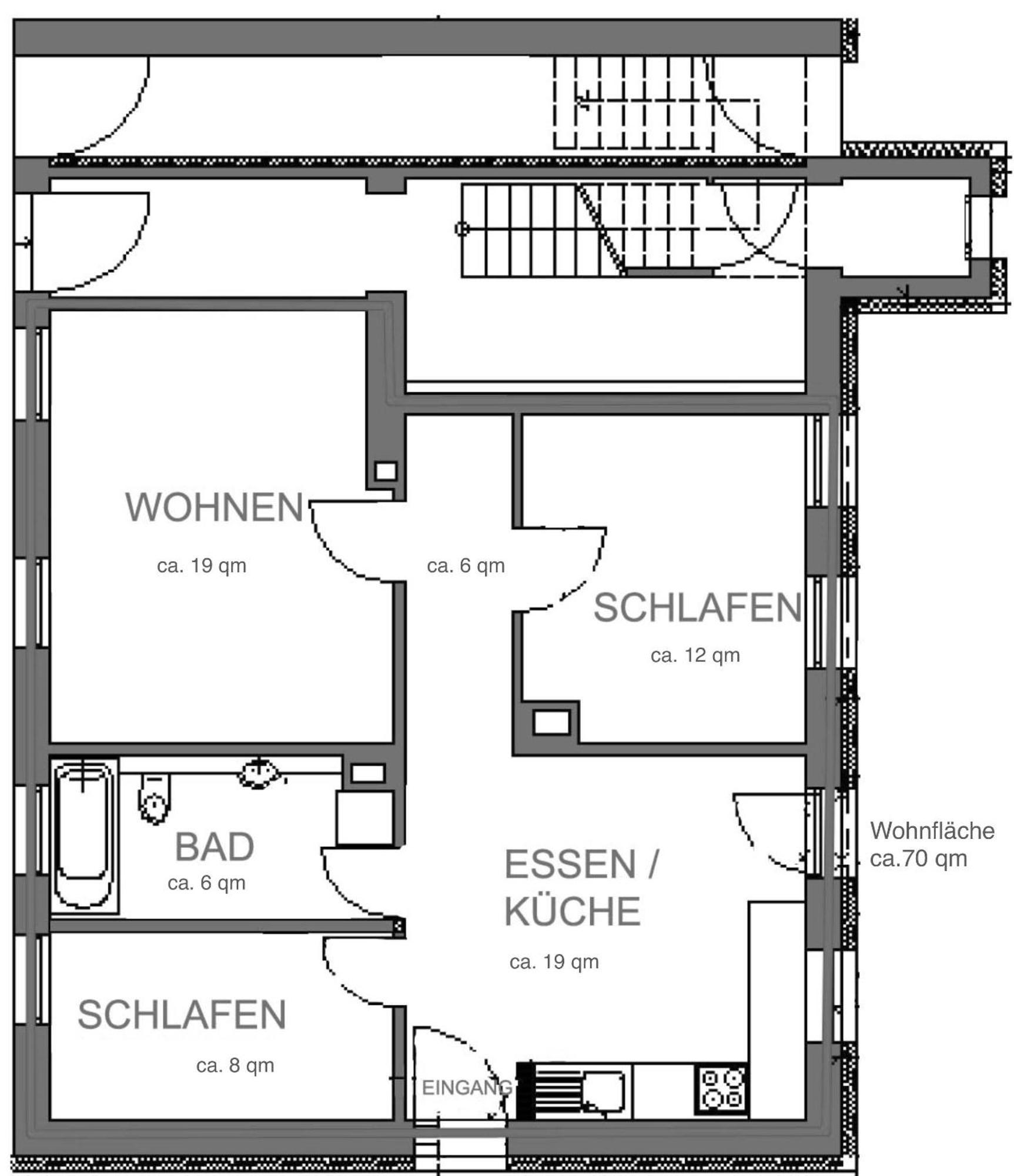 Altstadtwohnung Mit Eigenem Hauseingang Mülheim an der Ruhr Eksteriør bilde